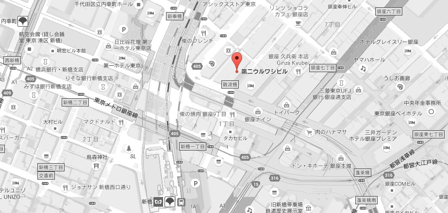 ラウンジ ウルワシ地図